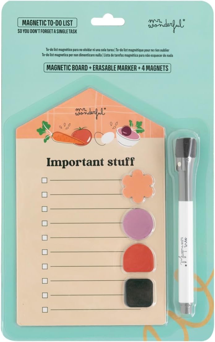 Thumbnail 3 de Mr Wonderful Tableau magnétique à lister ⚙️