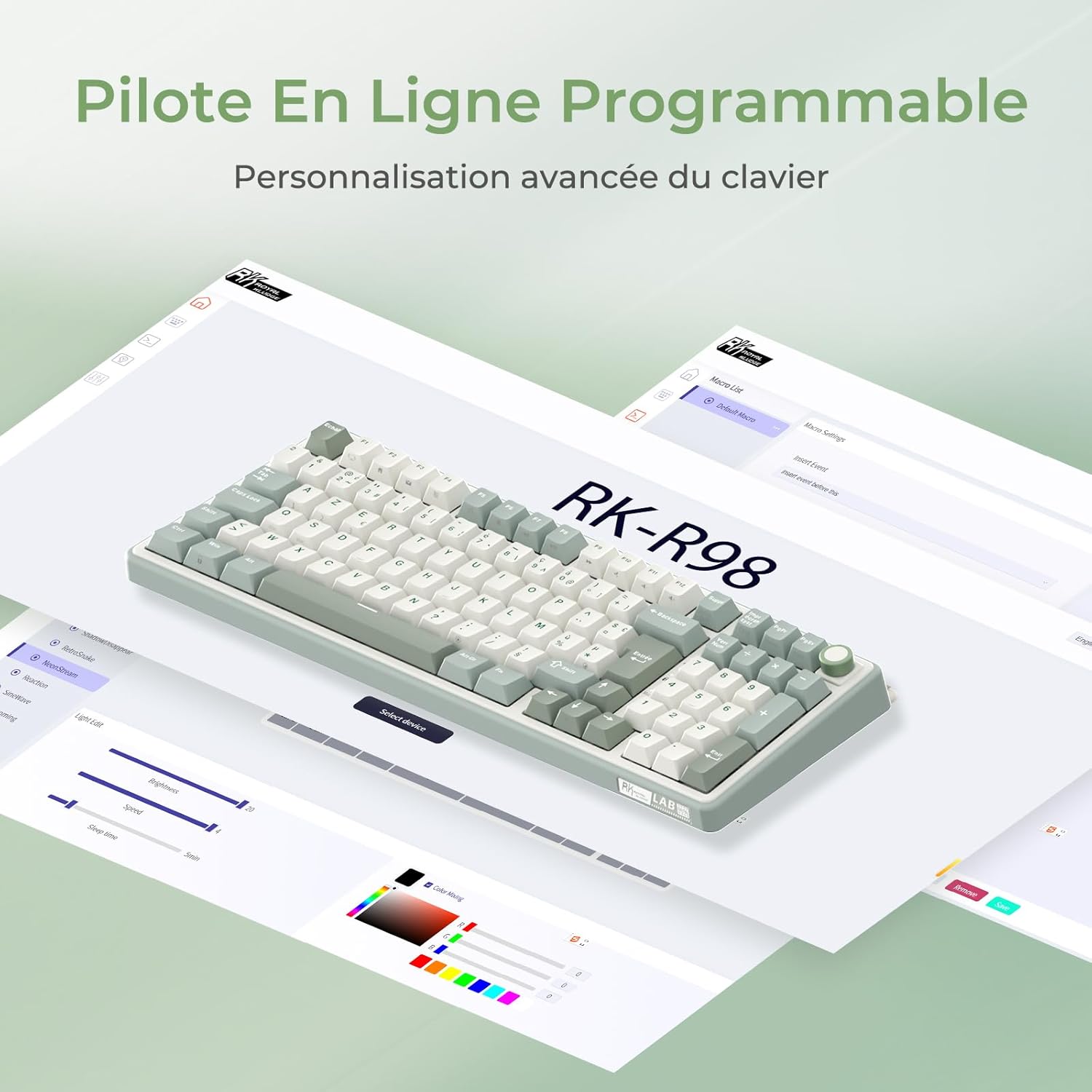Thumbnail 6 de RK ROYAL KLUDGE R98 Pro clavier gamer 96% ⌨