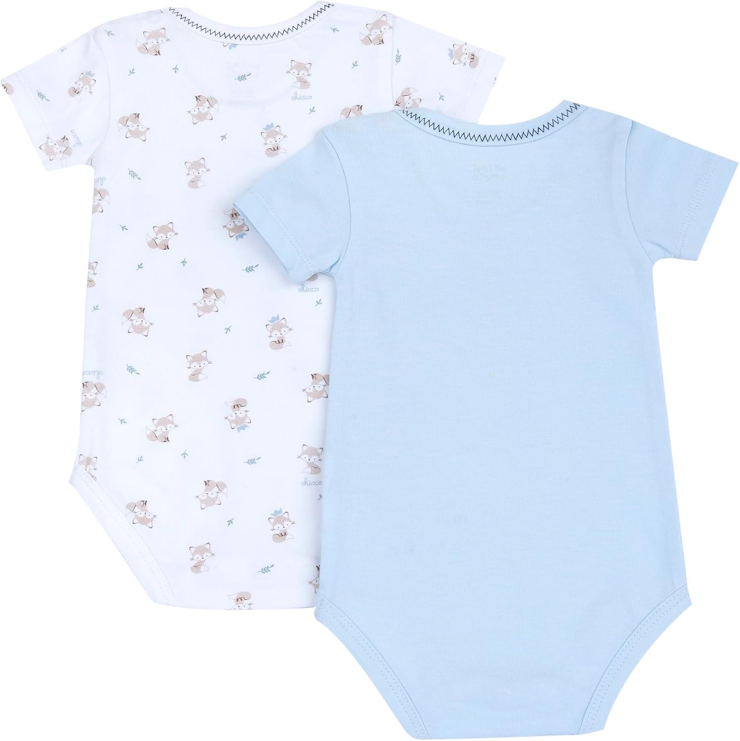 Thumbnail 1 de Chicco Ensemble de 2 bodies à manches courtes pour bébé garçon – ouverture pratique sur l’épaule