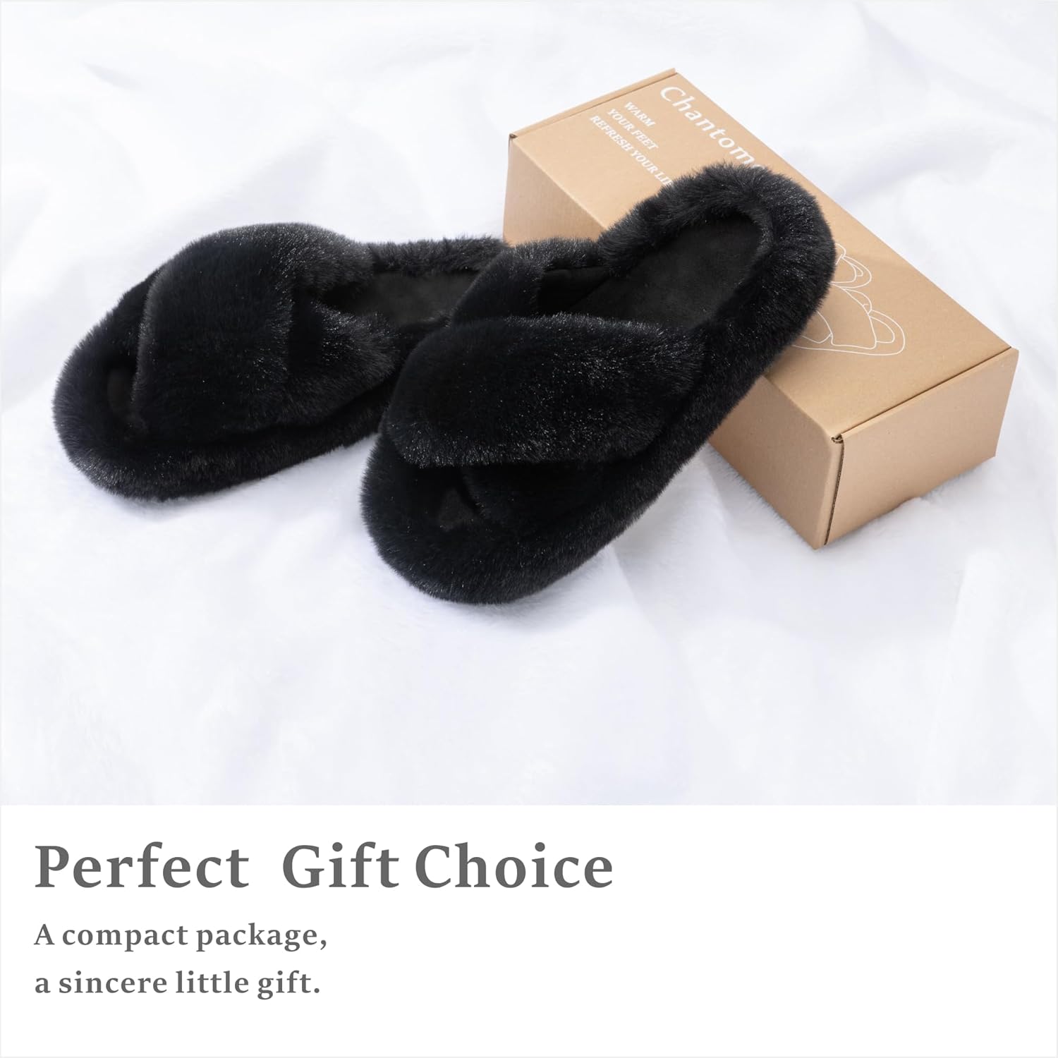 Thumbnail 4 de Chantomoo Women's Blue Memory Foam Slippers US 12