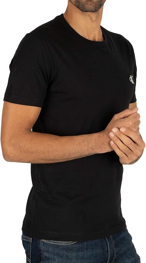 Detalle 2 de Calvin Klein CK Essential camiseta M negro 100% algodón