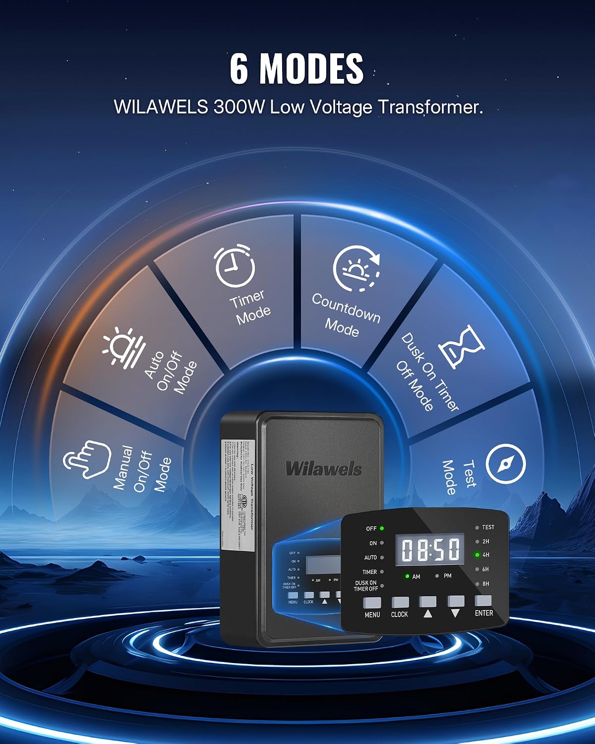 Detalle 2 de WILAWELS Low-Voltage Landscape Transformer 300W