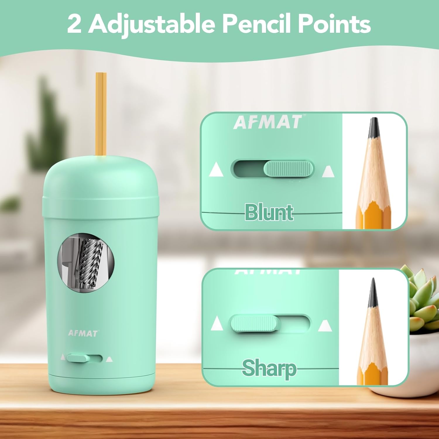 Thumbnail 3 de AFMAT PSX7 Fully Automatic Electric Pencil Sharpener (φ7–8 mm)