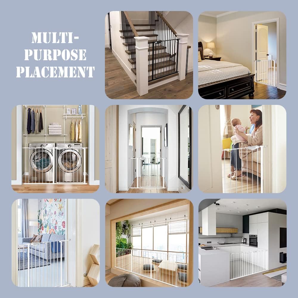 Detalle de DEARBB Baby Gate 76.77–86.2-Inch Fit
