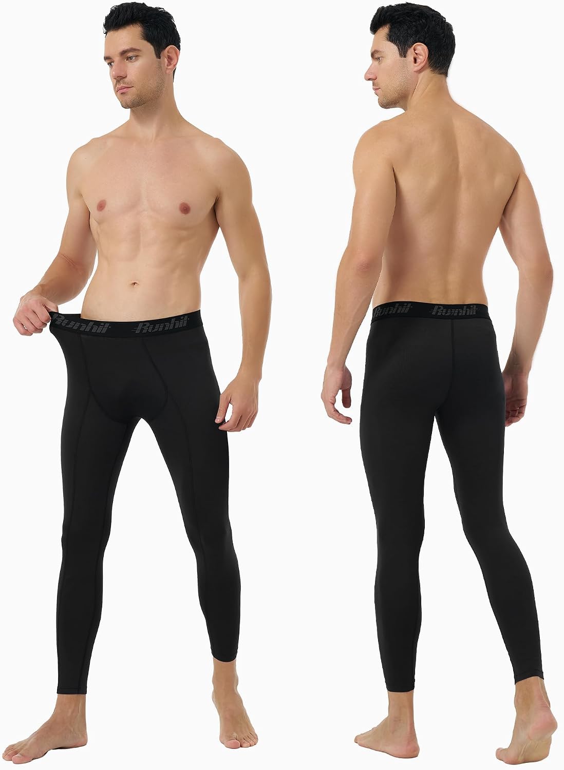 Detalle 2 de Runhit Men’s Compression Pants 1 Pair