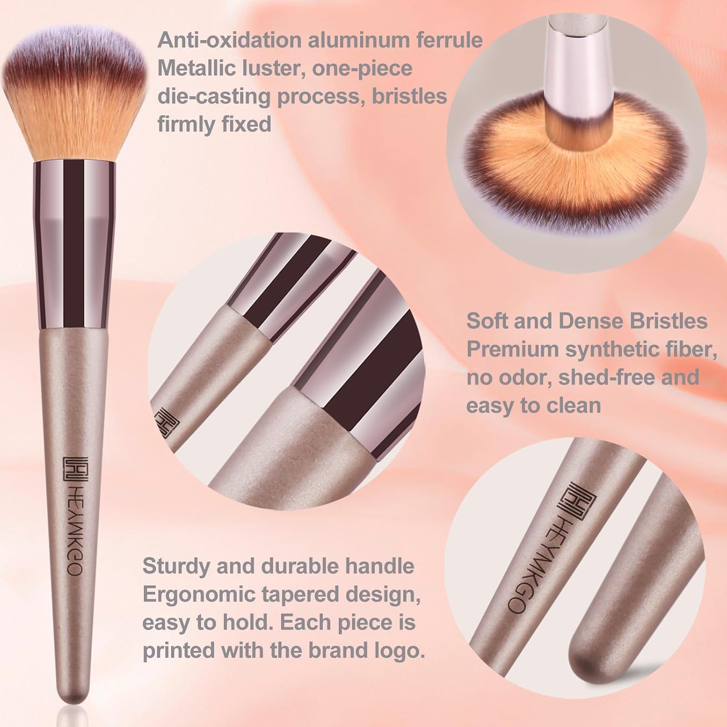 Detalle de HEYMKGO Pinselset Makeup 15-teilig đš