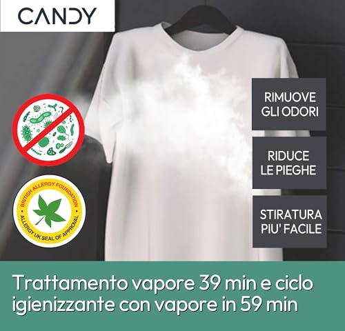 Thumbnail 6 de Candy RapidÓ PRO Lavatrice 9 kg 1400 Giri/min Bianco RP496DWMB12/1-S