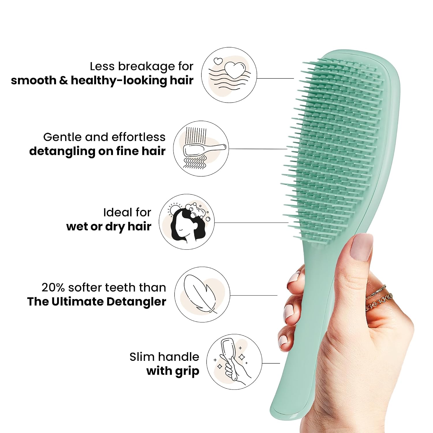 Thumbnail 3 de Tangle Teezer Ultimate Detangler Bürste für feines Haar 🎀