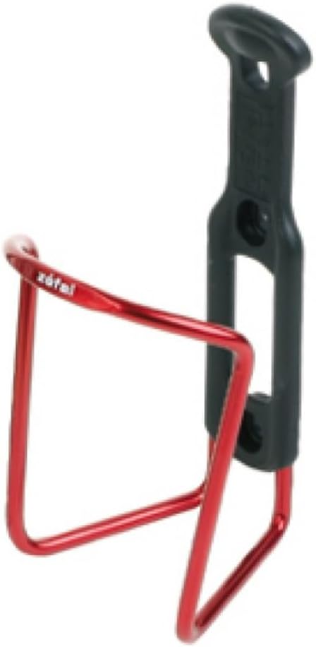 Detalle de ZEFAL Pack Alu Plast 124 – Pack de Deux Porte-bidon en Aluminium, Rouge