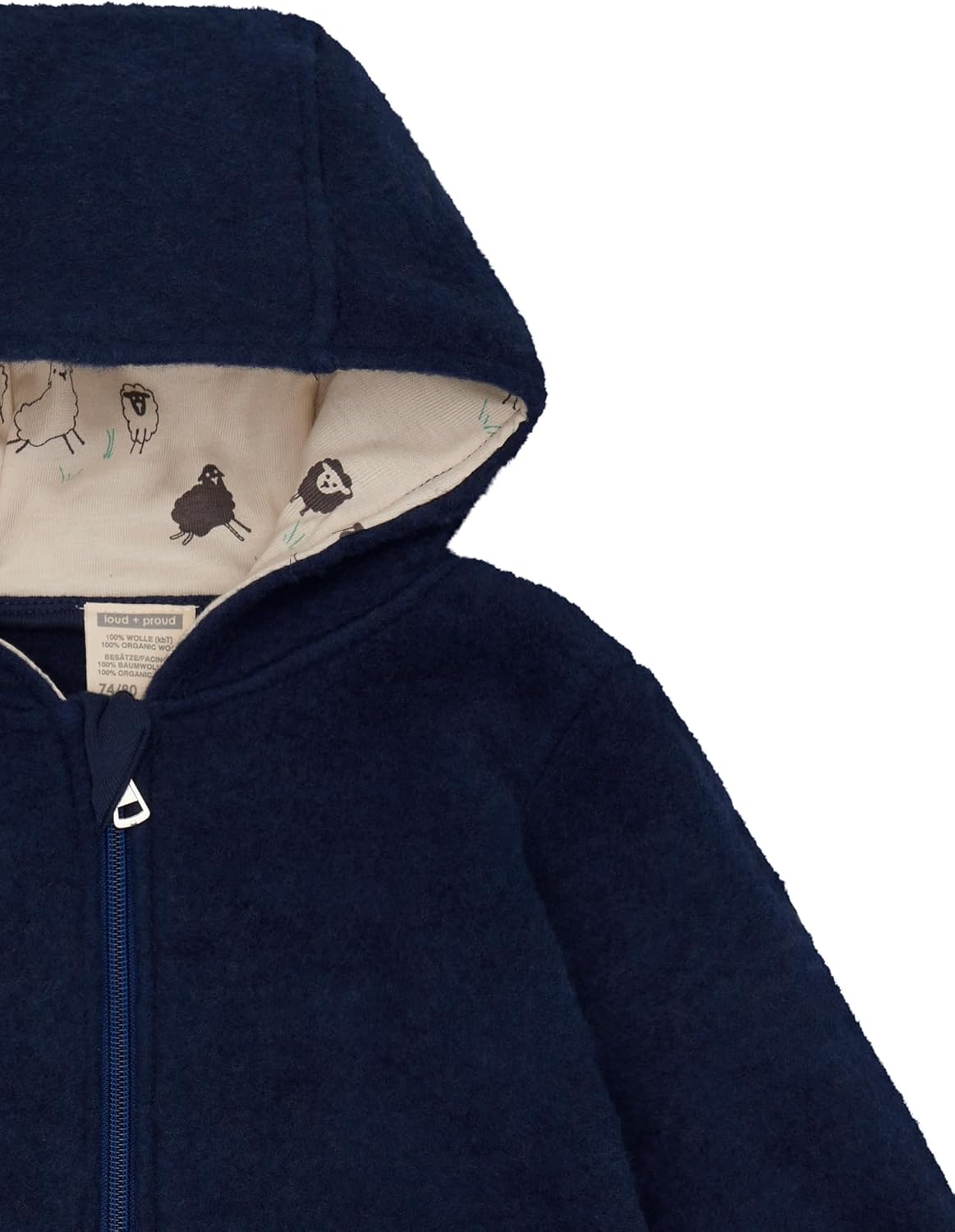 Thumbnail 3 de loud + proud Unisex Baby Wollfleece Overall (GOTS-zertifiziert) – weich und hautsympathisch