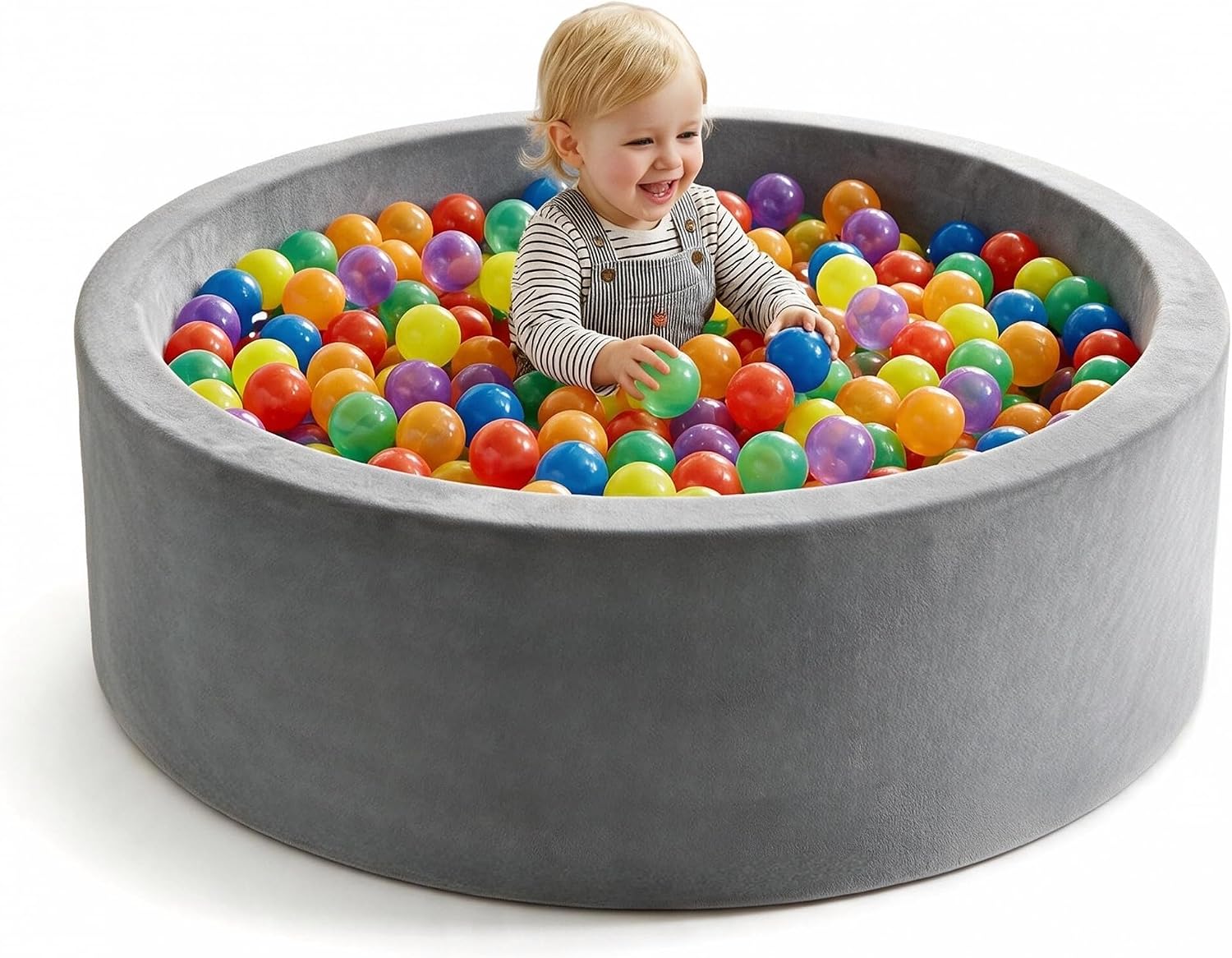 Detalle de Foam Baby Ball Pit 35.4x11.8 for Toddlers