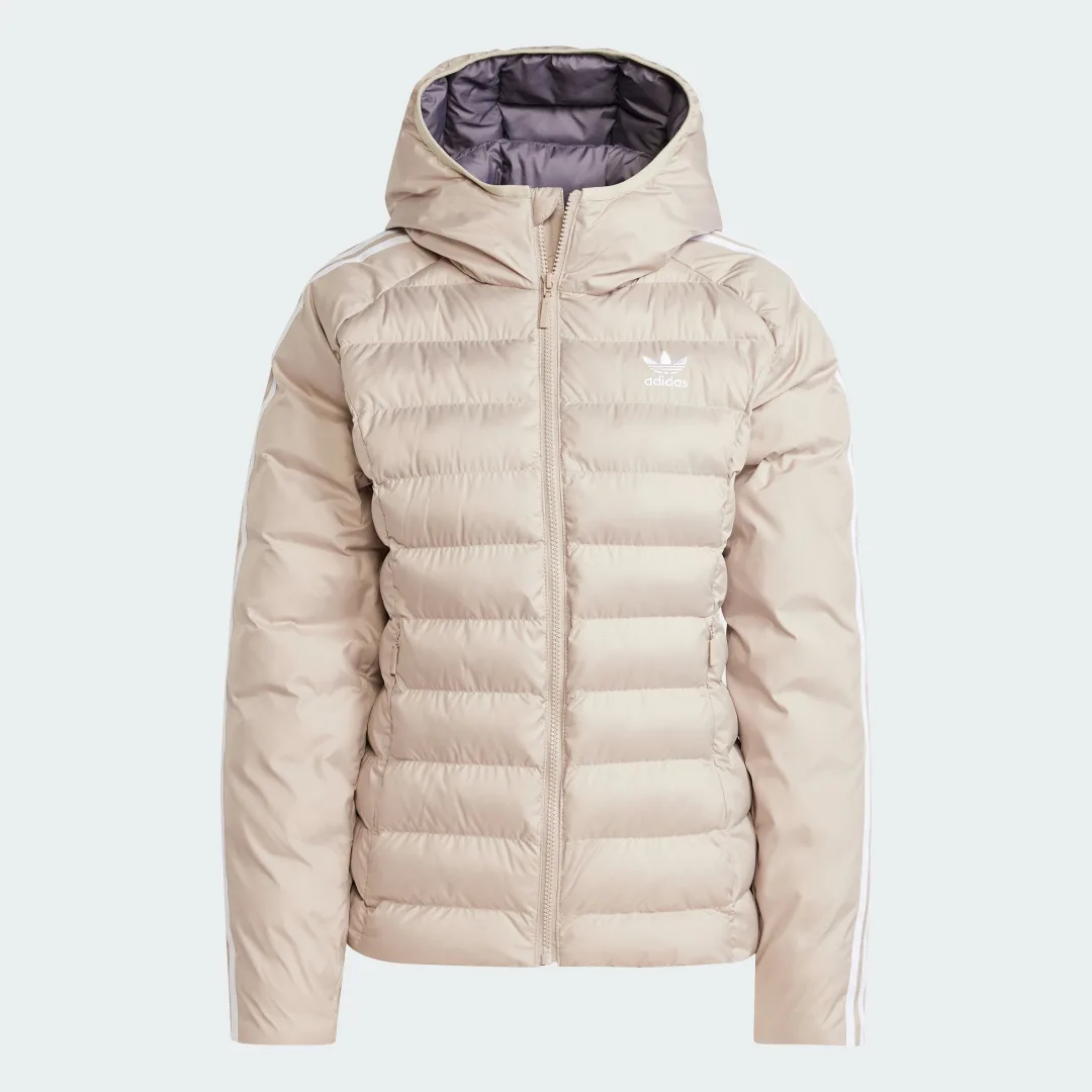 Detalle de Chaqueta Adicolor Slim Beige de Adidas