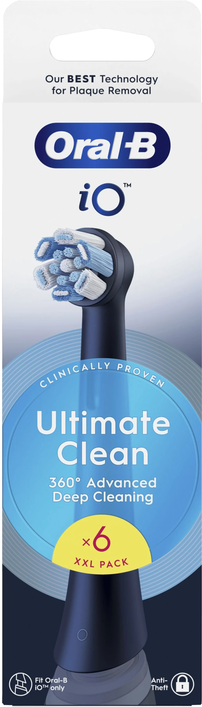 Thumbnail 2 de Oral-B iO Ultimate Clean Schwarz 6 Stück