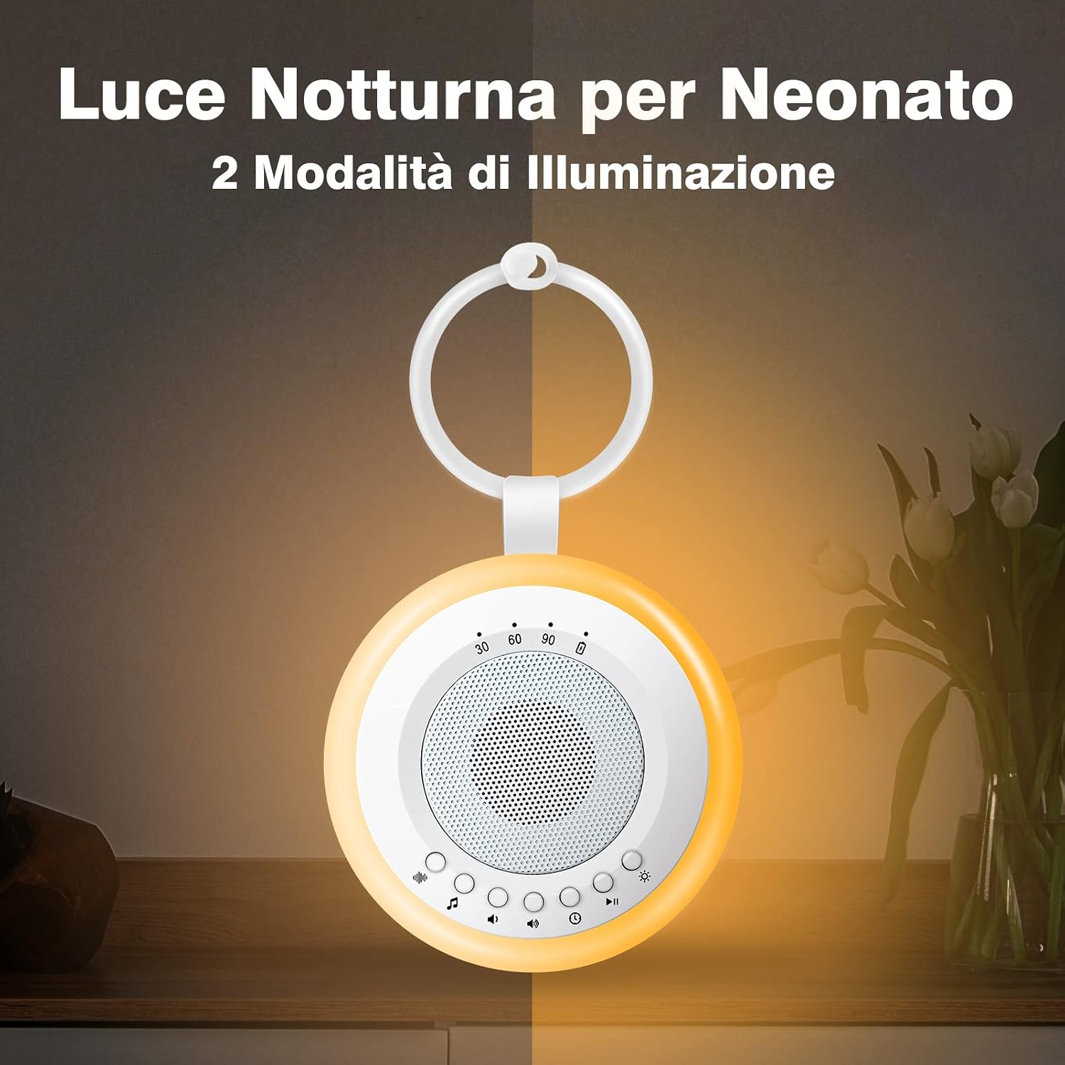 Thumbnail 1 de Easy@Home 2 in 1 Macchina rumore bianco per neonato, 20 suoni