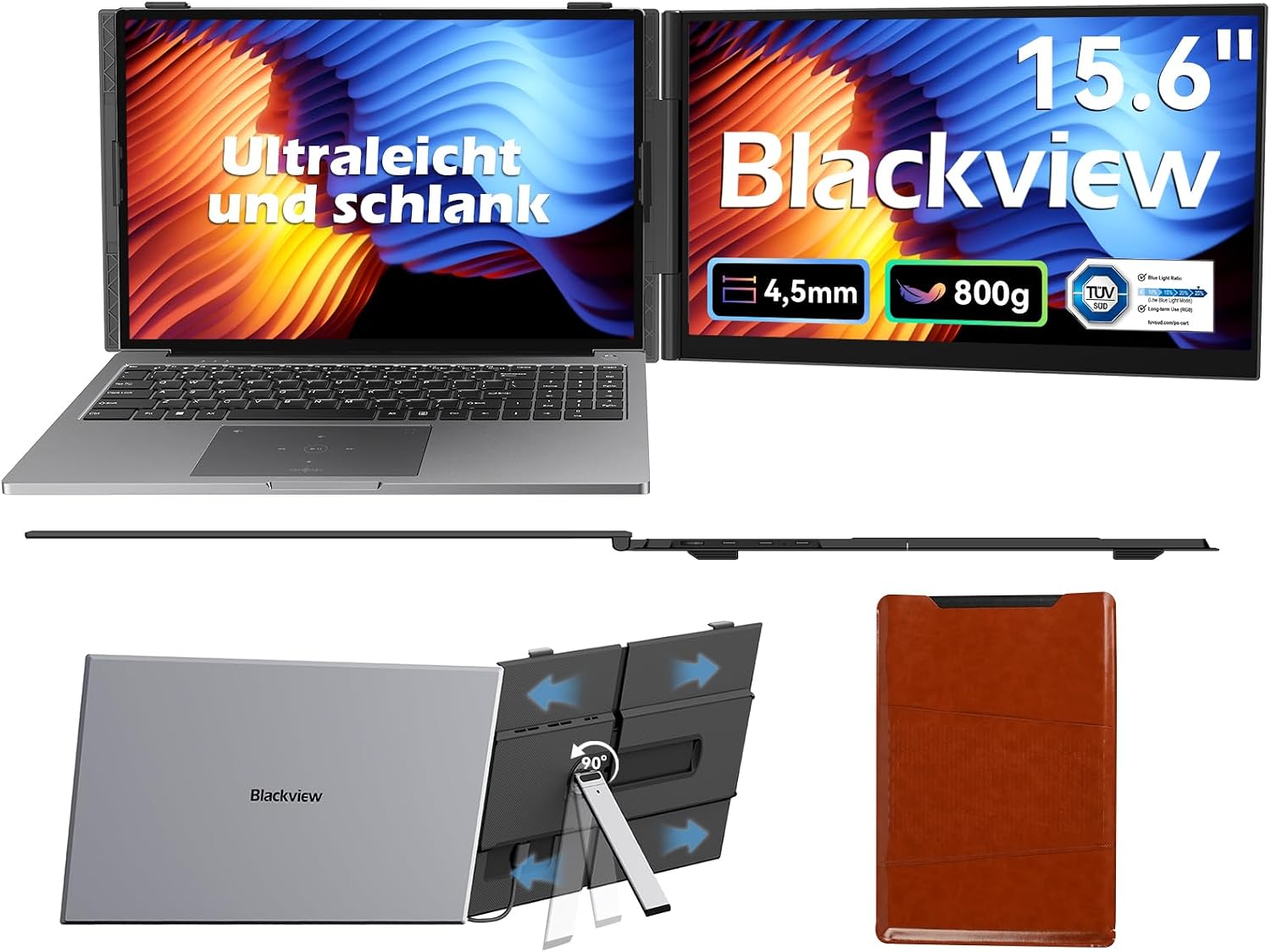 Detalle de Blackview SCM8 Laptop Monitor Erweiterung 15,6 Zoll