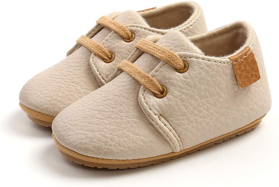 Detalle 2 de RVROVIC Baby Sneakers: Anti-Slip Oxford Flats for Infants and Toddlers
