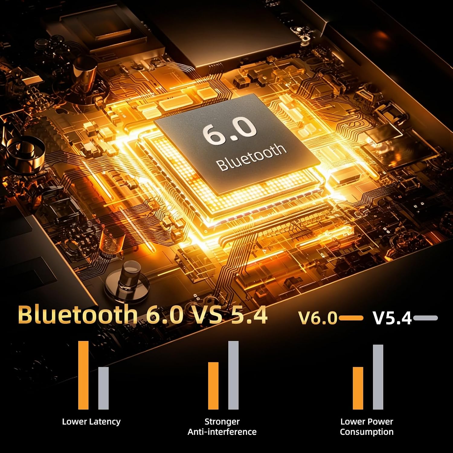 Thumbnail 5 de 14.2mm HiFi Wireless Earbuds with ENC AI Chip, Bluetooth 6.0, IPX7, 100h Playtime