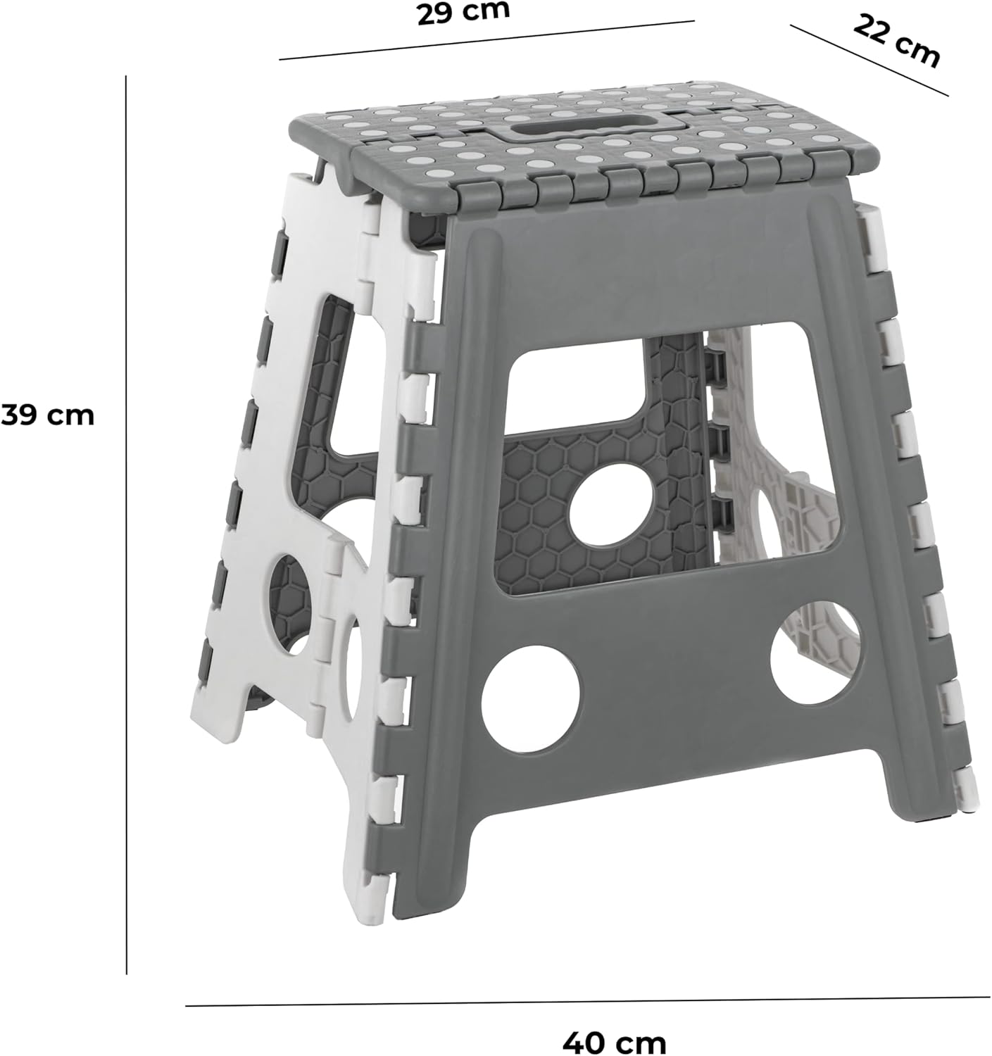 Detalle 2 de Baroni Home Sgabello pieghevole 130 kg