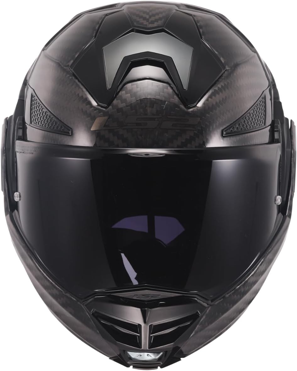 Thumbnail 3 de LS2 ADVANT X CARBON Modularer Motorradhelm, Matt Carbon, Größe S