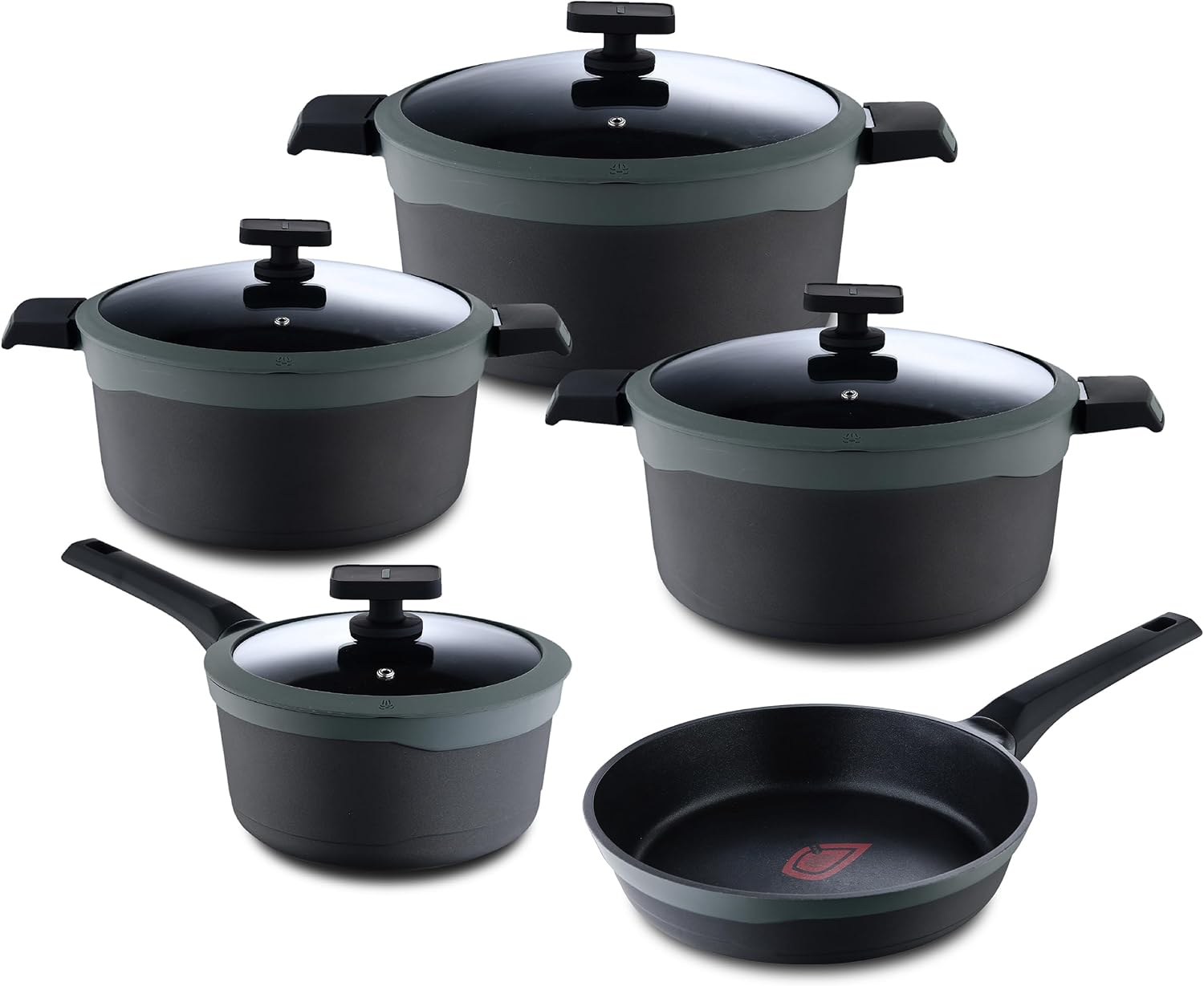 Detalle 2 de MasterPRO Gastro Reeco – zestaw 3 patelni 20, 24 i 28 cm z powłoką nieprzywierającą