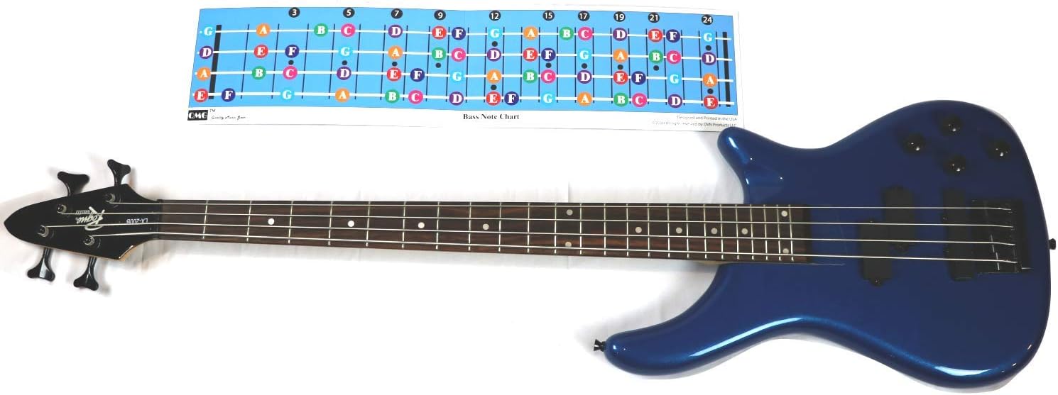 Detalle 2 de QMG Bass Guitar Fretboard Note Chart