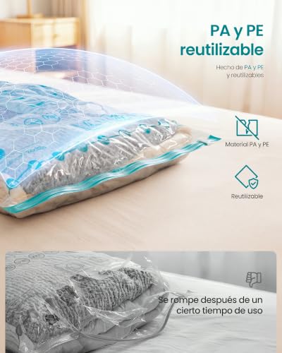 Detalle 2 de SONGMICS bolsas de vacío 15 piezas