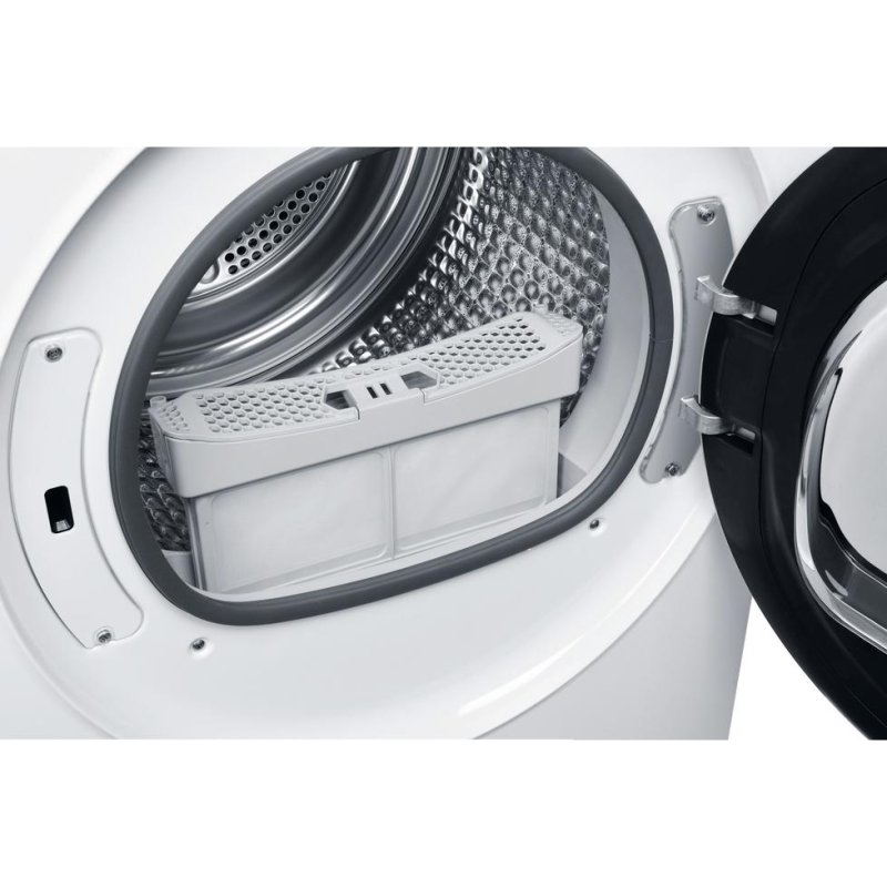Detalle 2 de Haier HD100-A2979N: Secadora bomba de calor de 10 kg, sensor de humedad y vapor – eficiencia real para hogar y negocio