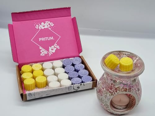 Detalle de PRITUM. J'adore, Alien & Black Opium Inspired Gift Set: Three Vegan Wax Melts for a Strong Scent