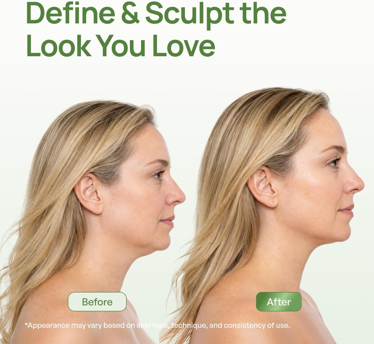 Detalle 2 de PLANTIFIQUE Jade Roller & Gua Sha Set – Real Jade Facial Tools for Radiant Skin