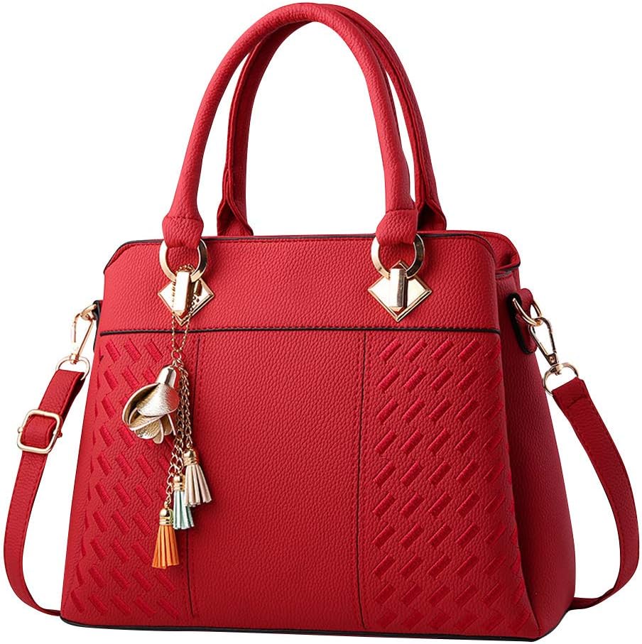 Detalle de ACNCN Women's Handbags PU Leather Tote 31x14x23cm