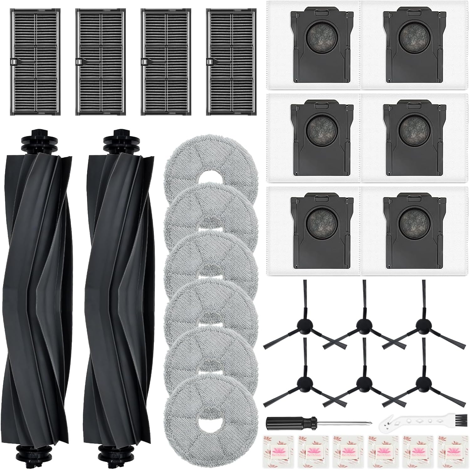 Detalle de Bpbdzz 32-teiliges Zubehör-Set für Dreame L10s Ultra Gen 2, L40 Ultra AE, L10s Pro Ultra Heat, X30 Ultra & Mova E30 Ultra