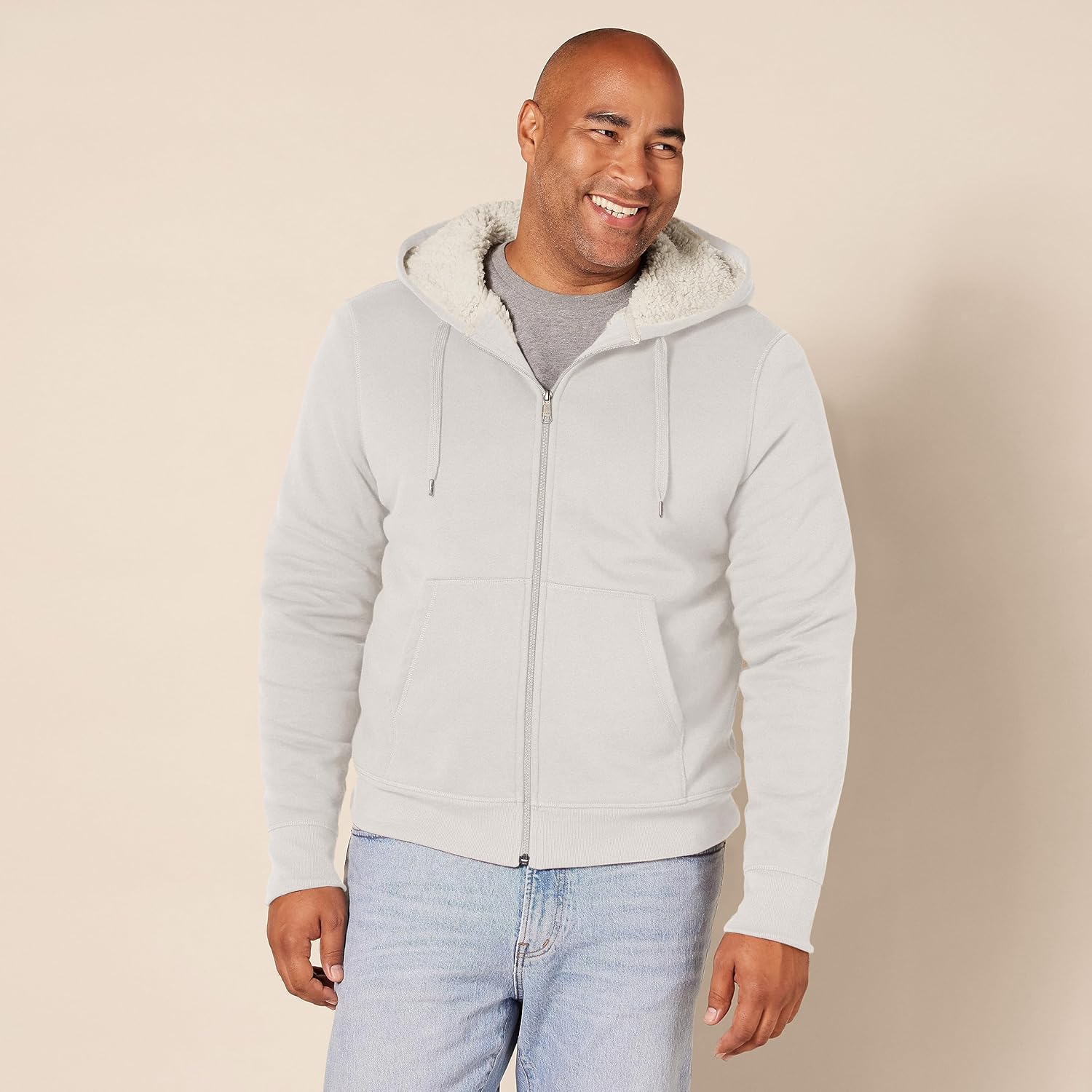 Thumbnail 4 de Amazon Essentials Men's Sherpa-Lined Full-Zip Fleece Hoodie
