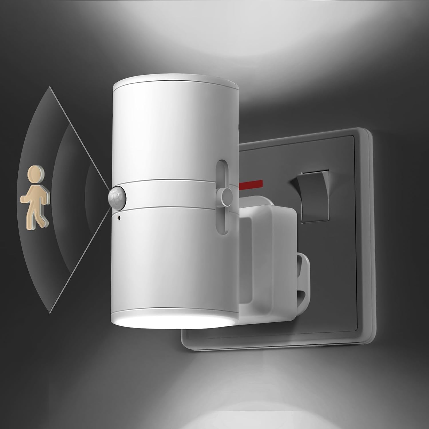 Detalle de LOHAS-LED Motion Sensor Night Light, Plug-in 3000K Warm White