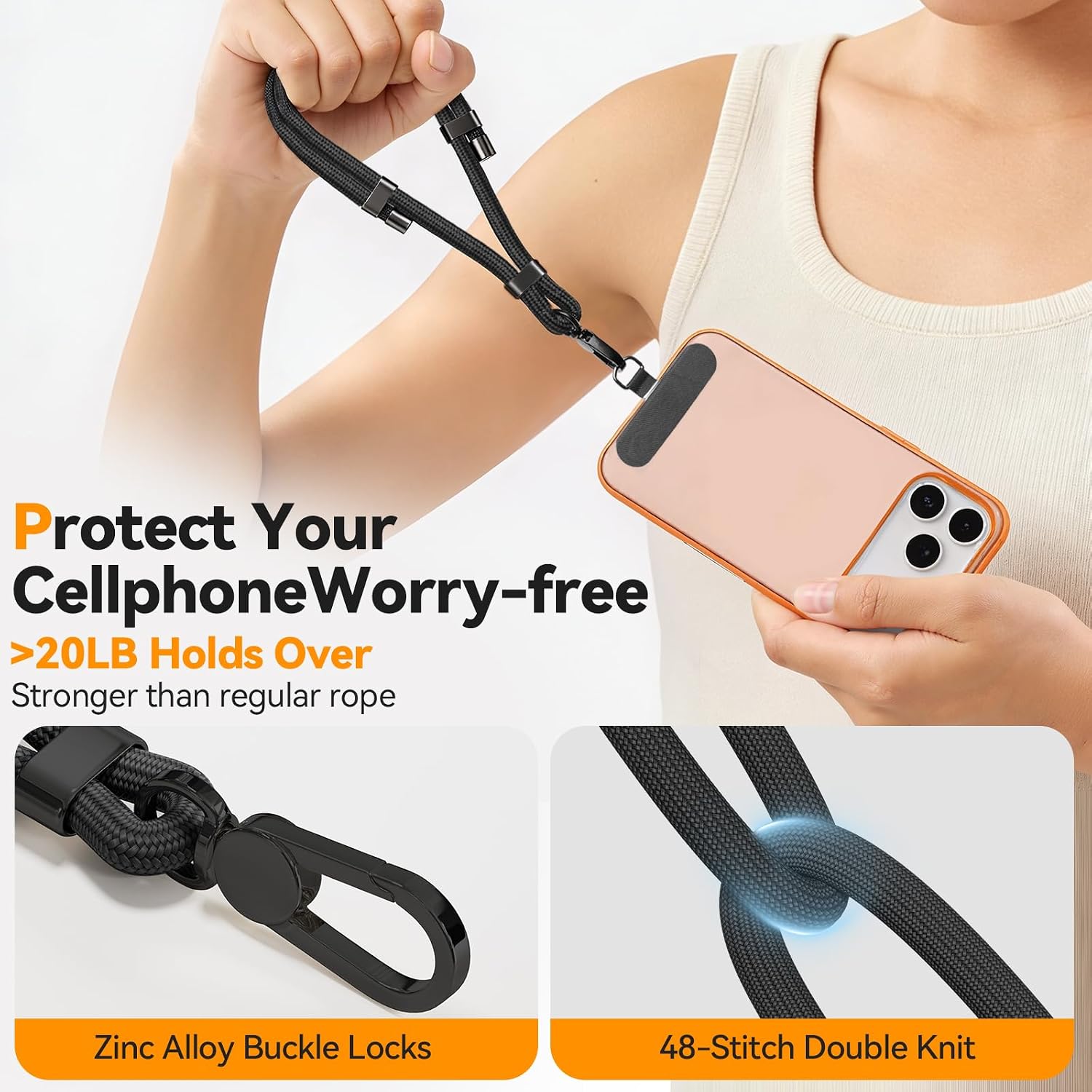 Detalle 2 de Joremx Phone Wrist Strap, 2-Pack