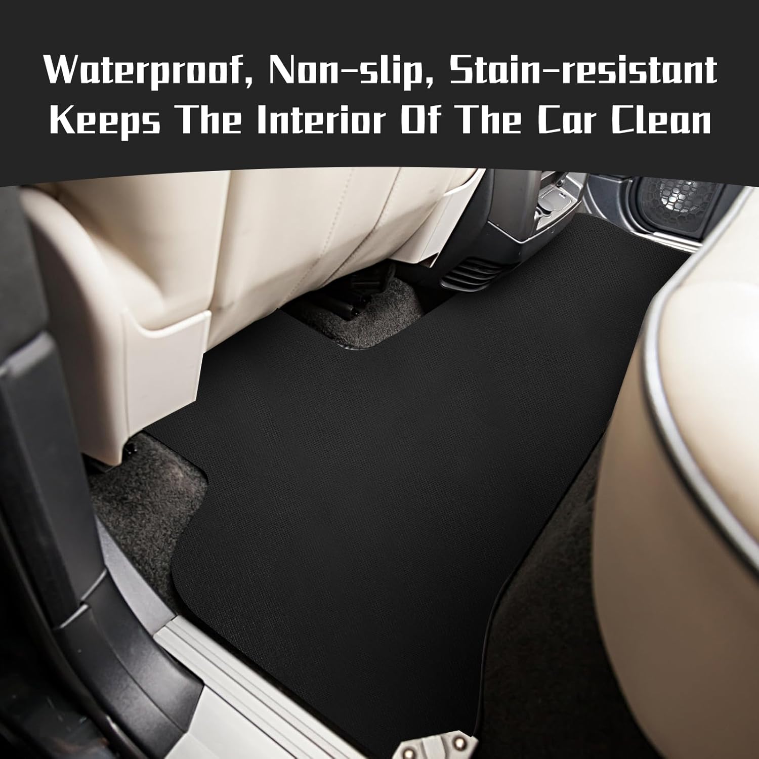 Thumbnail 4 de AiQinu Tappeto Bagagliaio Auto 120 x 180 cm antiscivolo impermeabile in PVC (tappetino universale, tagliabile)