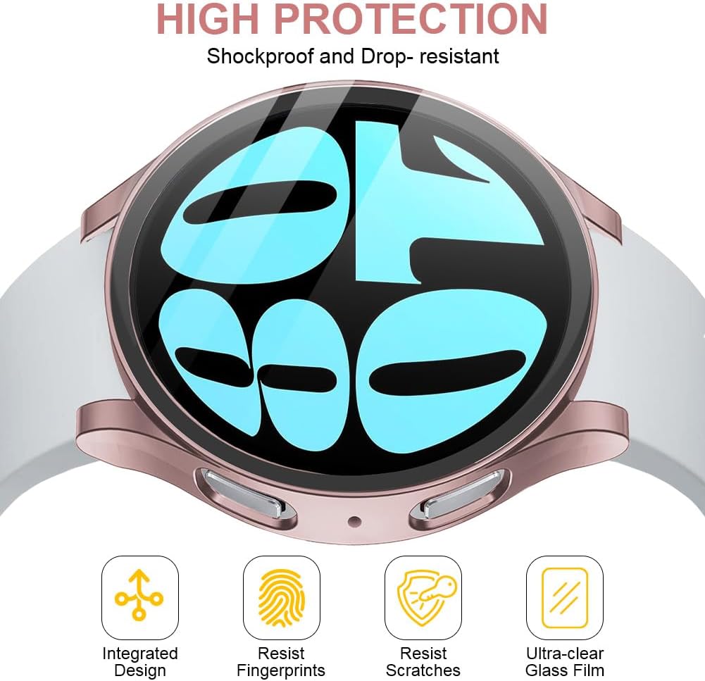 Detalle de Samsung Galaxy Watch 6 40mm case, 2 pack