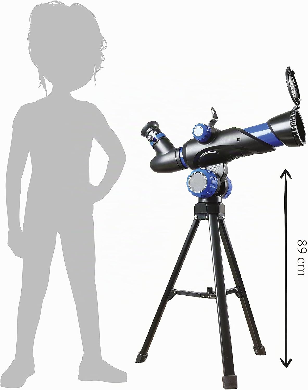 Detalle de Buki Teleskop – 15 Möglichkeiten: Einsteiger-Set für Mond, Planeten und Naturbeobachtung