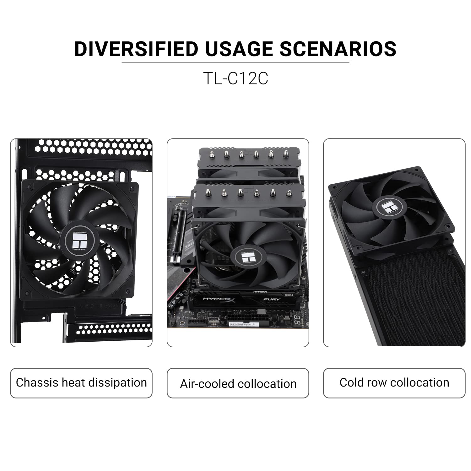 Detalle de Thermalright TL-C12C 120mm PWM Fan review: solid quiet cooling for case and CPU builds