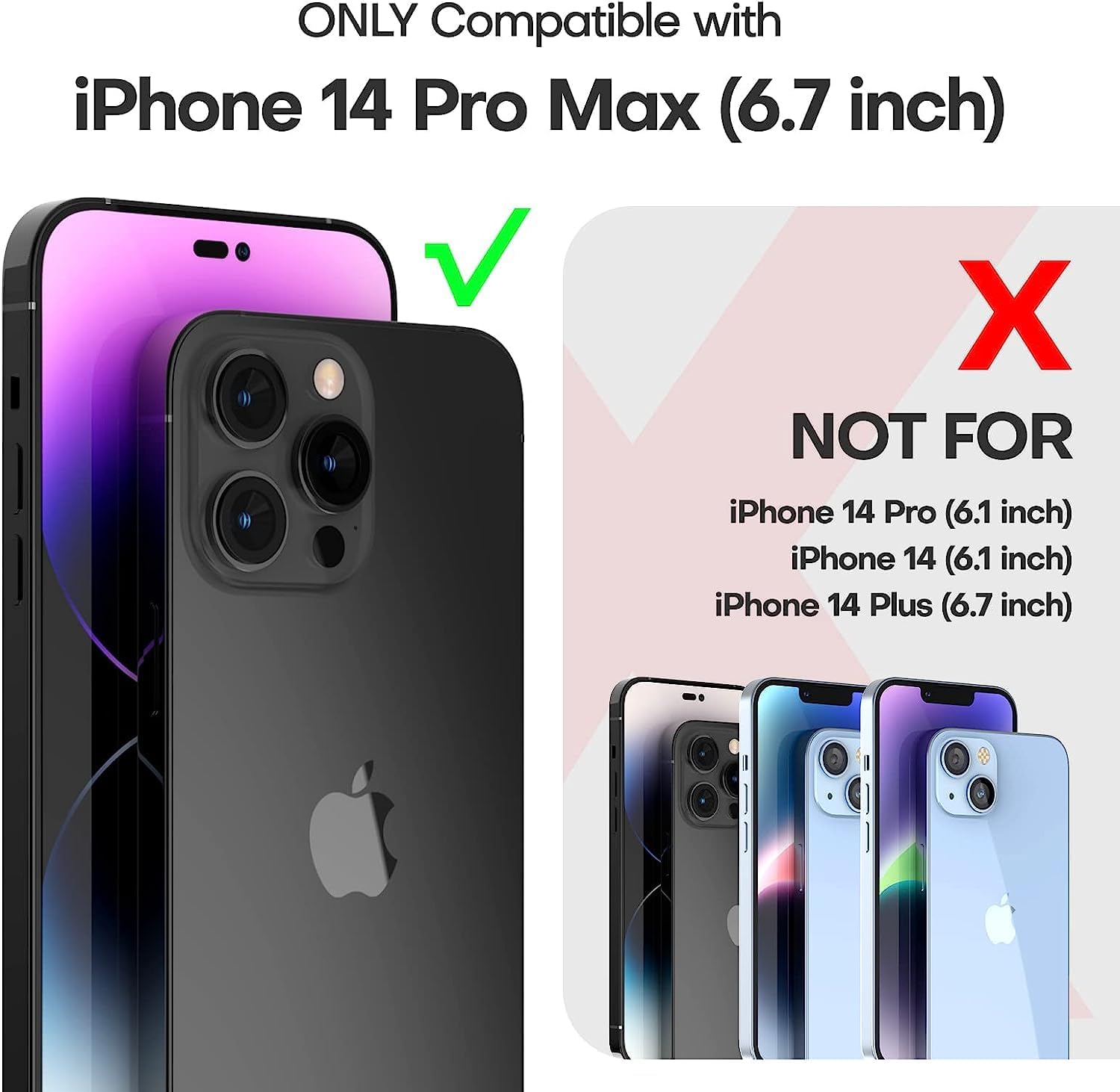 Detalle 2 de Vaykwo Cover per iPhone 14 Pro Max 6,7