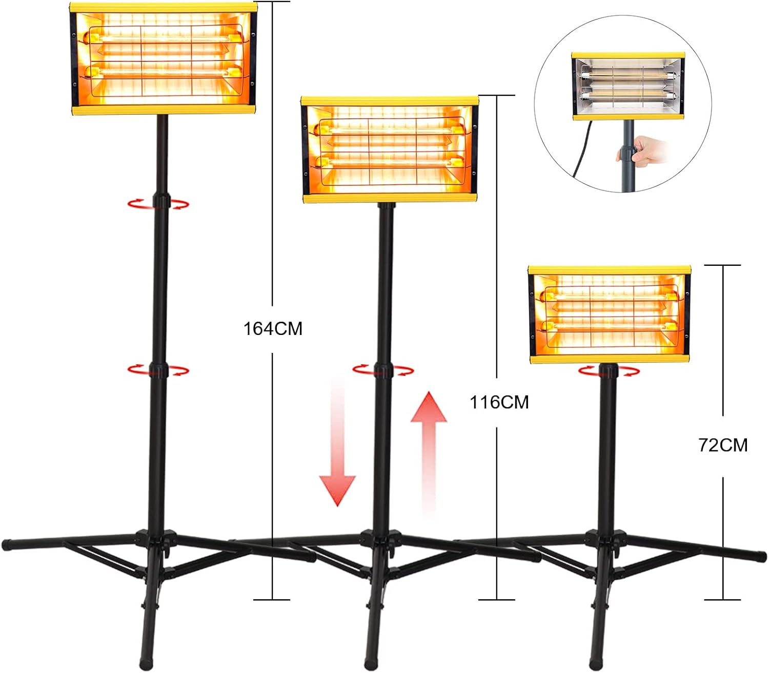 Thumbnail 4 de DATOUBOSS 2000W lampe de séchage peinture 📷