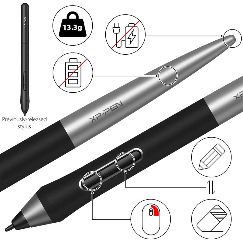 Detalle 2 de XP-Pen Deco Pro M tableta 7 mm, gráfica