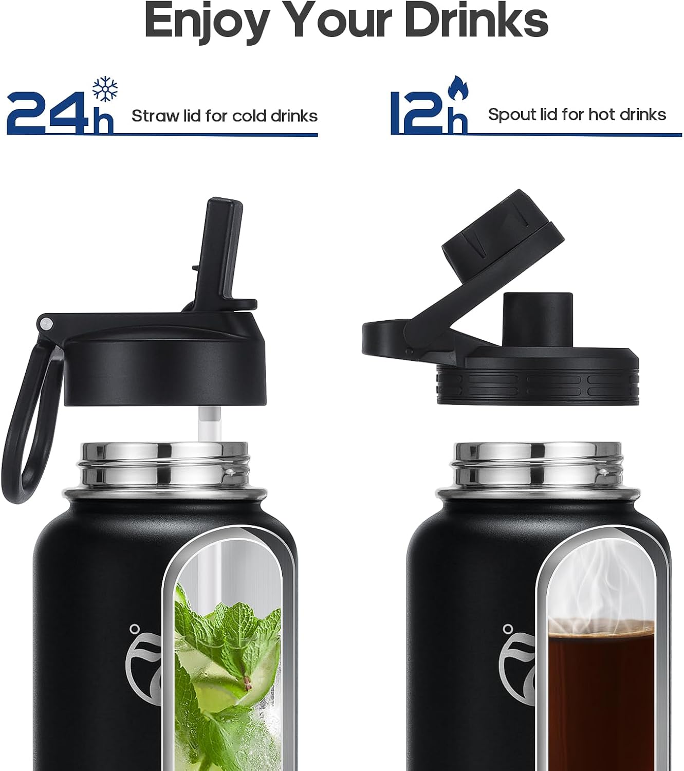 Thumbnail 2 de HydroPal Vacuum Insulated Water Bottle 1200ml 📧