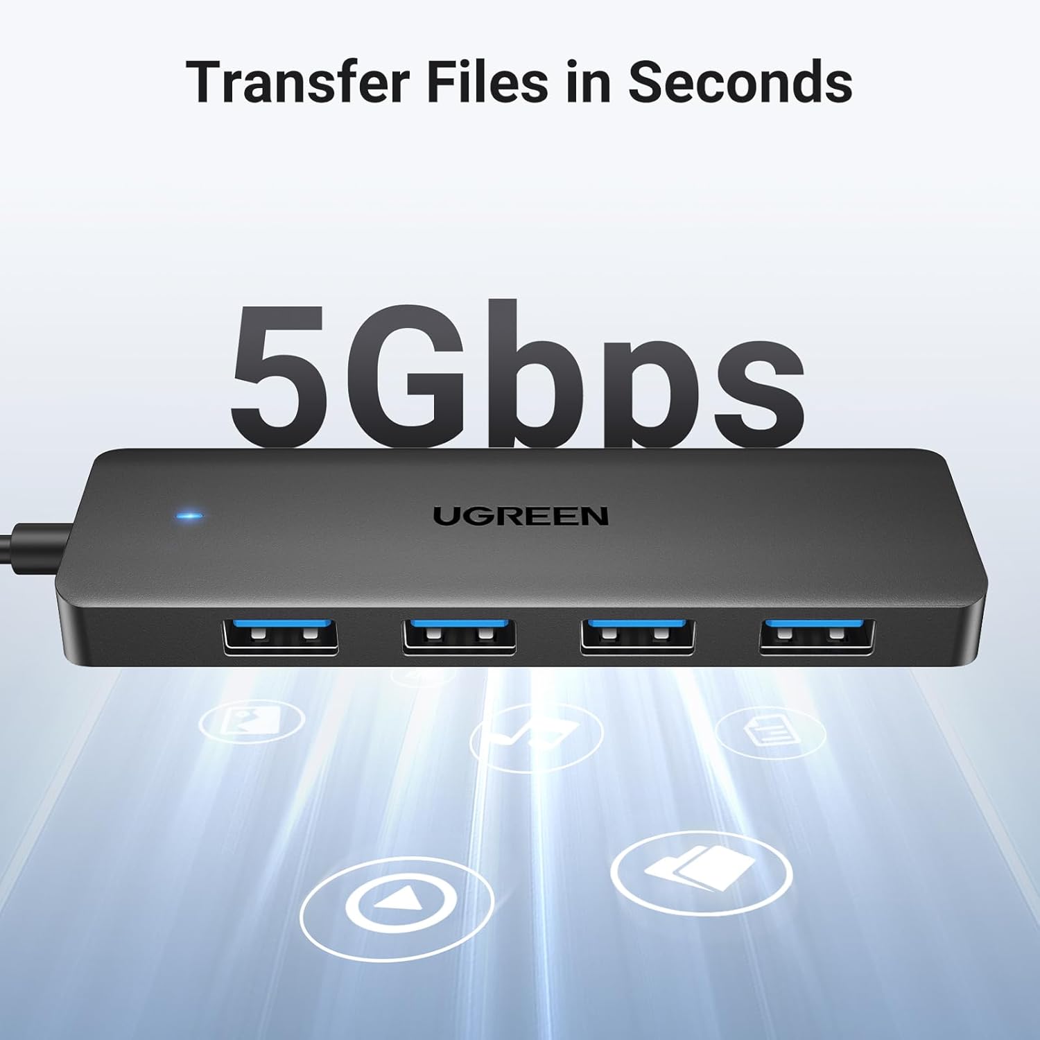 Thumbnail 3 de UGREEN USB Hub 3.0 100cm cable, 4-port USB