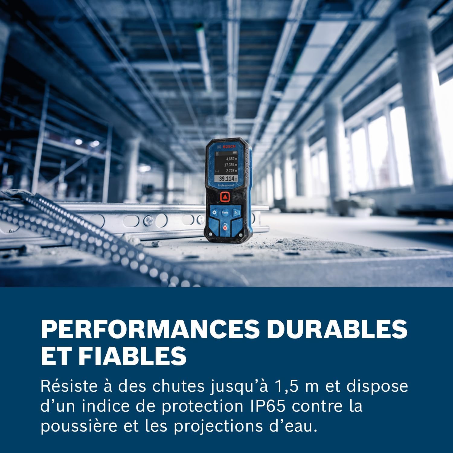 Thumbnail 4 de Bosch Professional GLM 40-31 – télémètre laser professionnel robuste, calculs longueur/surface/volume
