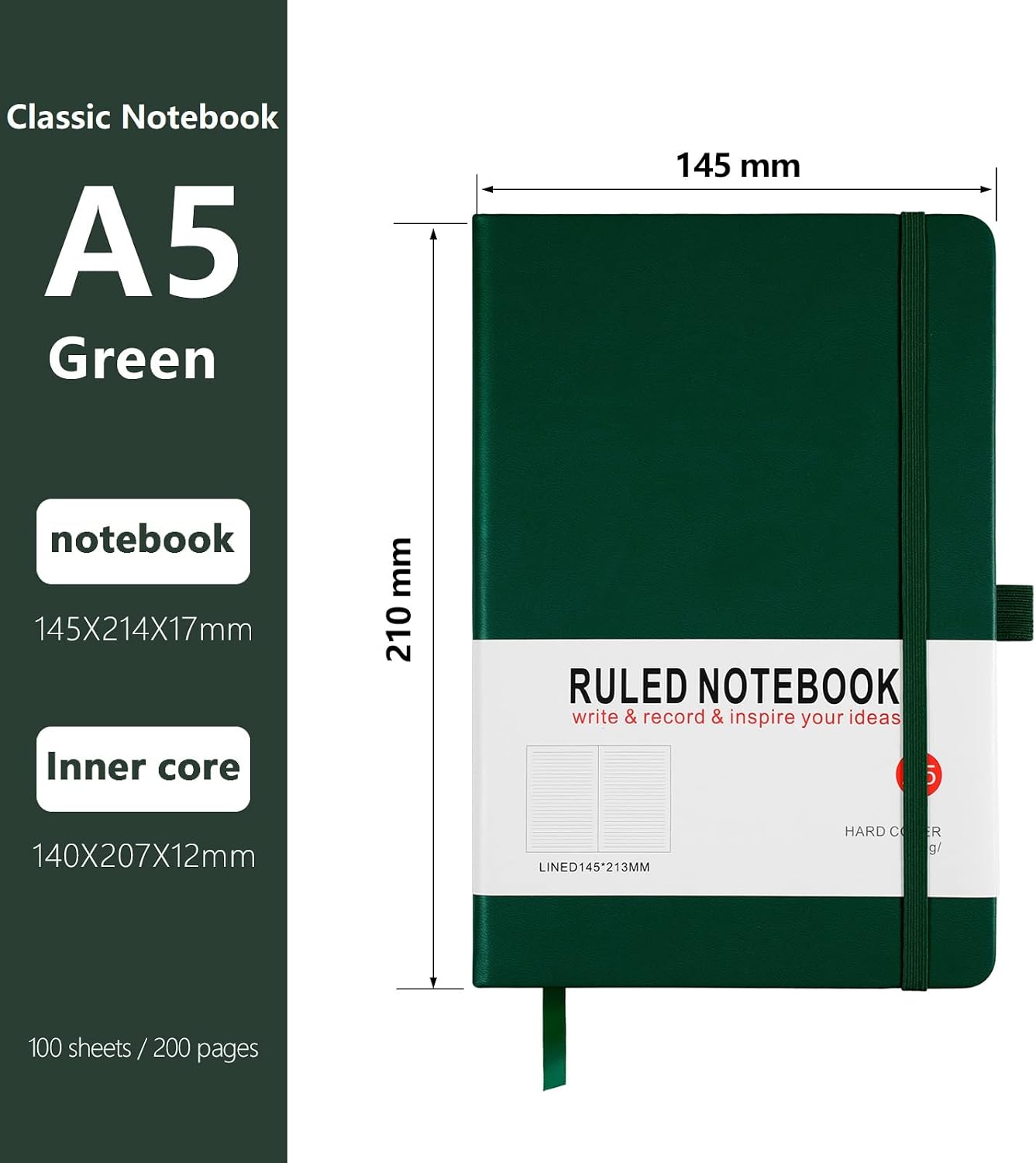 Thumbnail 1 de Notebook A5 3 Pack Journal