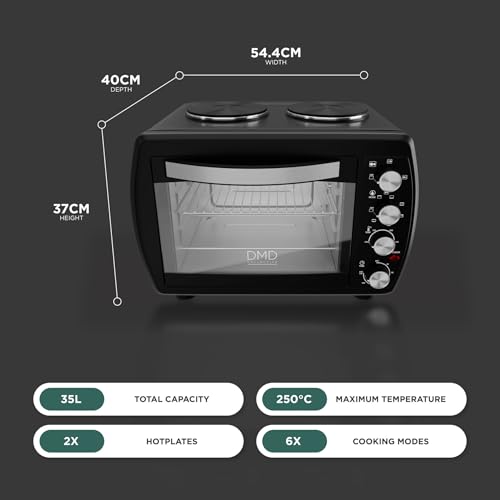 Thumbnail 1 de DMD Collective 35L Oven with Hob: All-in-One Countertop Cooker