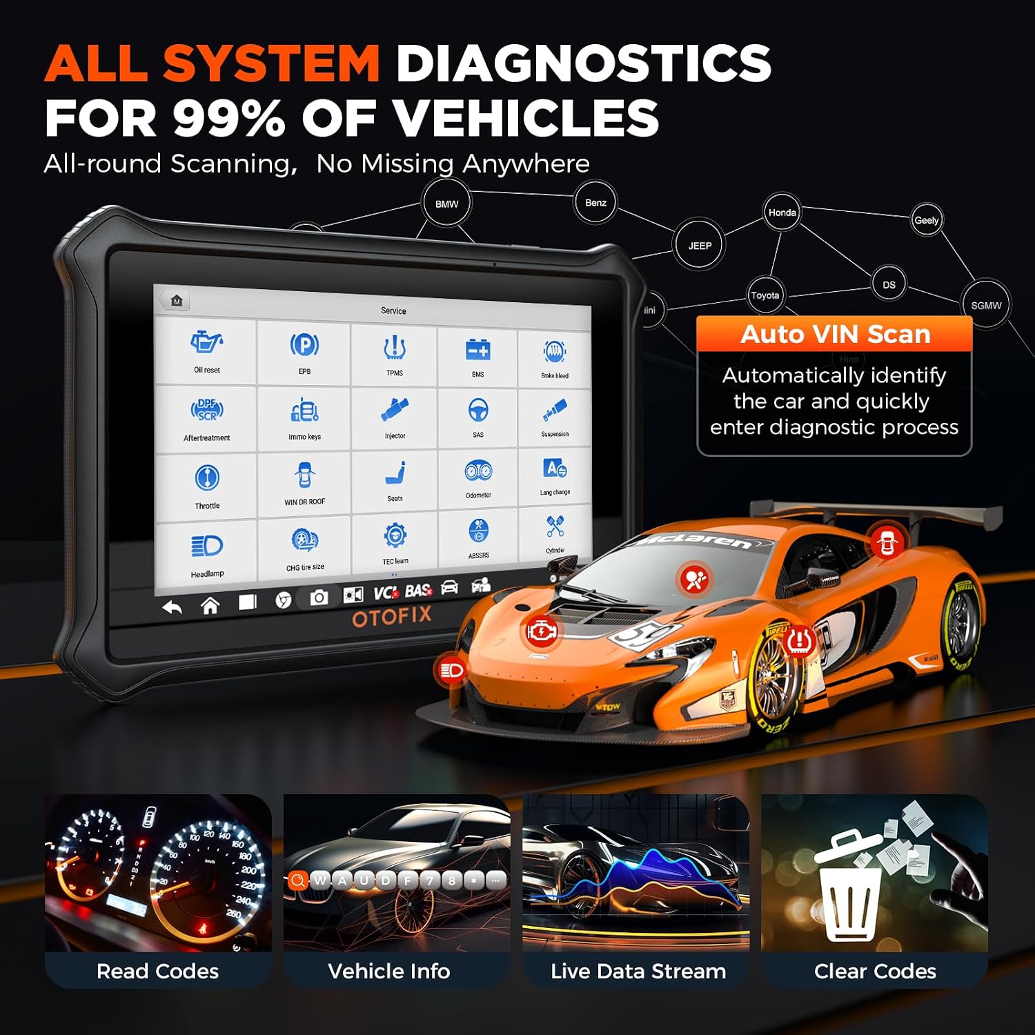 Thumbnail 4 de OTOFIX D1 Lite 2-Year Update Diagnostic Scanner