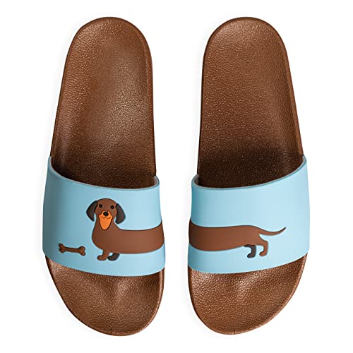 Detalle de Dedoles Badeschuhe Damen Herren Kinder – lustige, farbenfrohe Badesandalen für Sommer & Freizeit