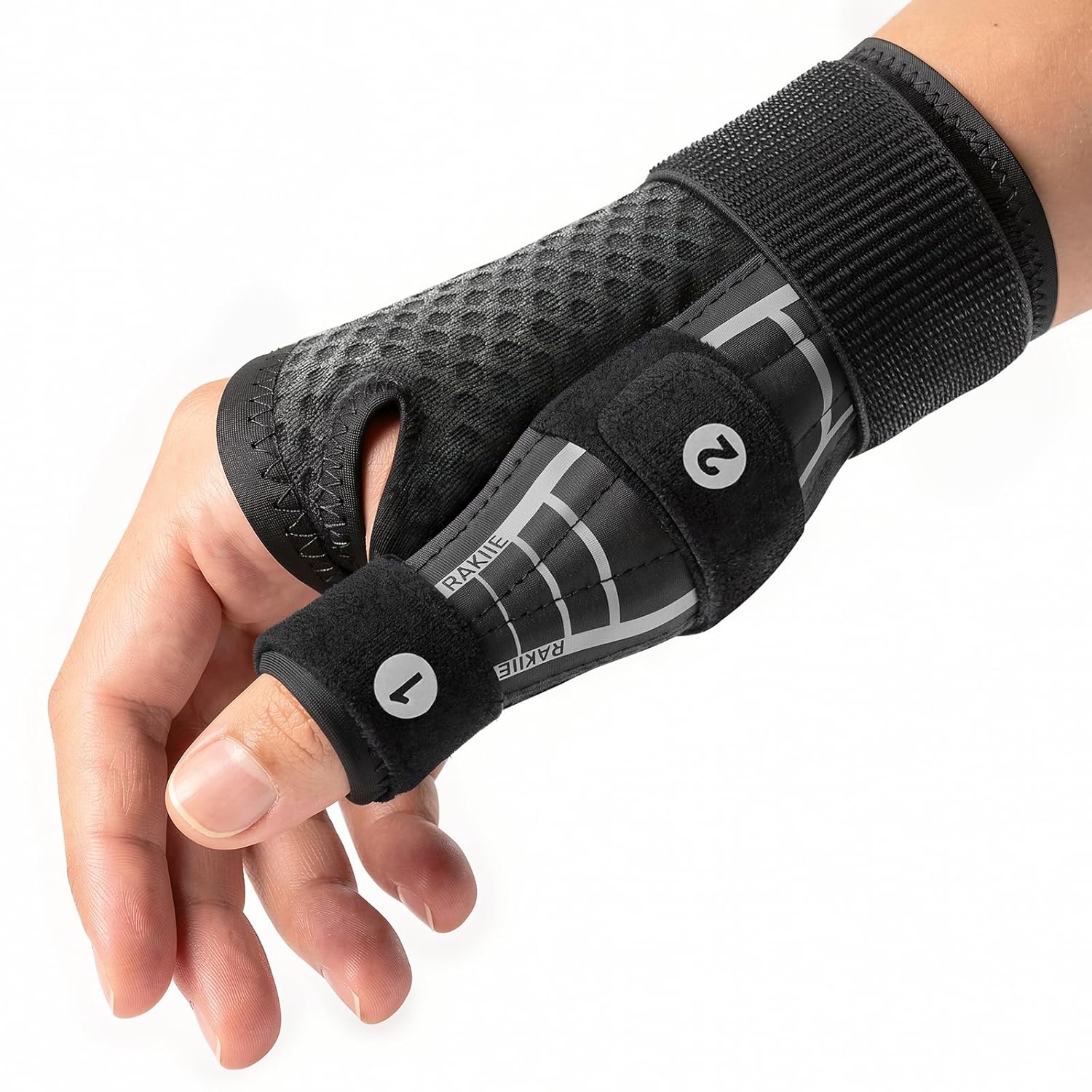 Detalle de Rakiie Ergonomical Thumb Support with 2 Support Bars – Right or Left Hand Spica Splint