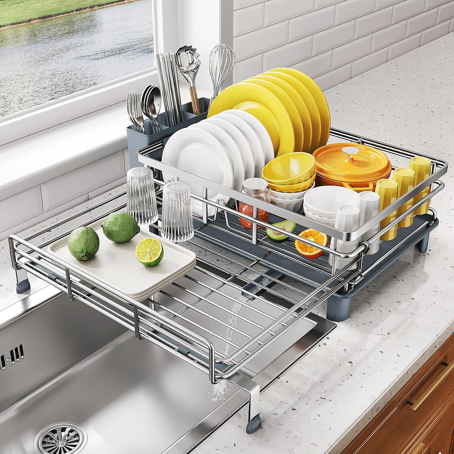 Detalle de SNTD Dish Drying Rack, Stainless Steel